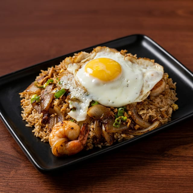 Garlic Shrimp Fried Rice.