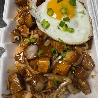 Pork belly fried rice